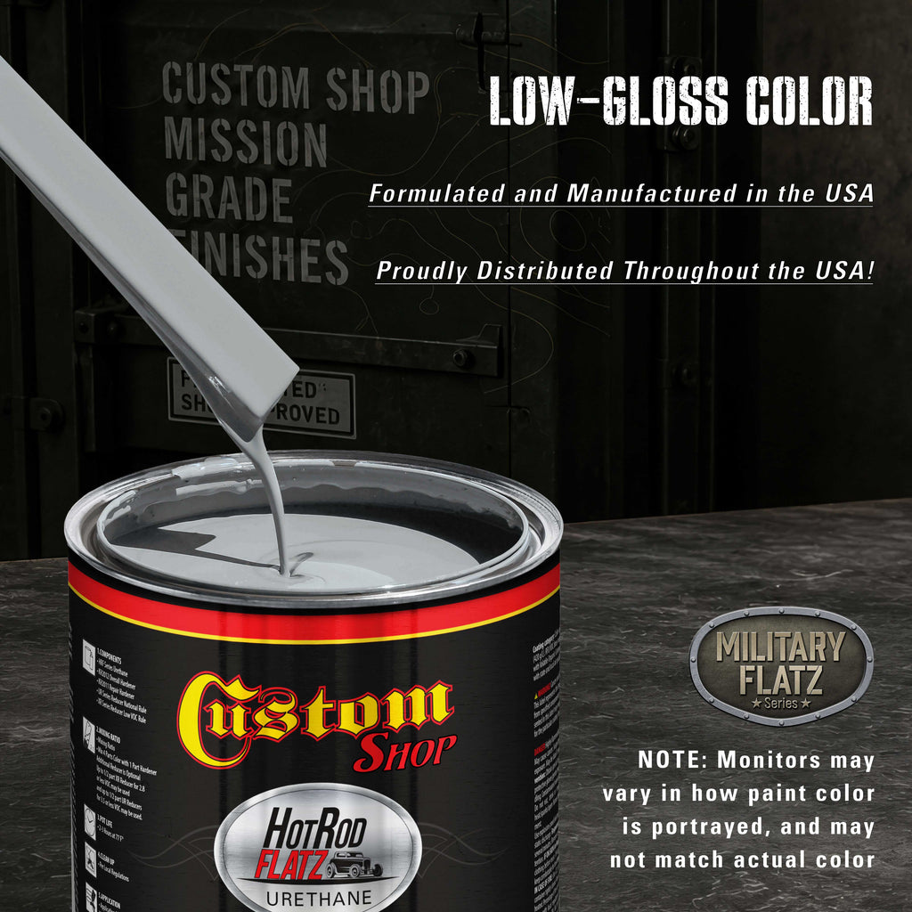 Military Flatz 595-36473 Air Force Gray - 2K Urethane Flat Automotive Paint - Gallon