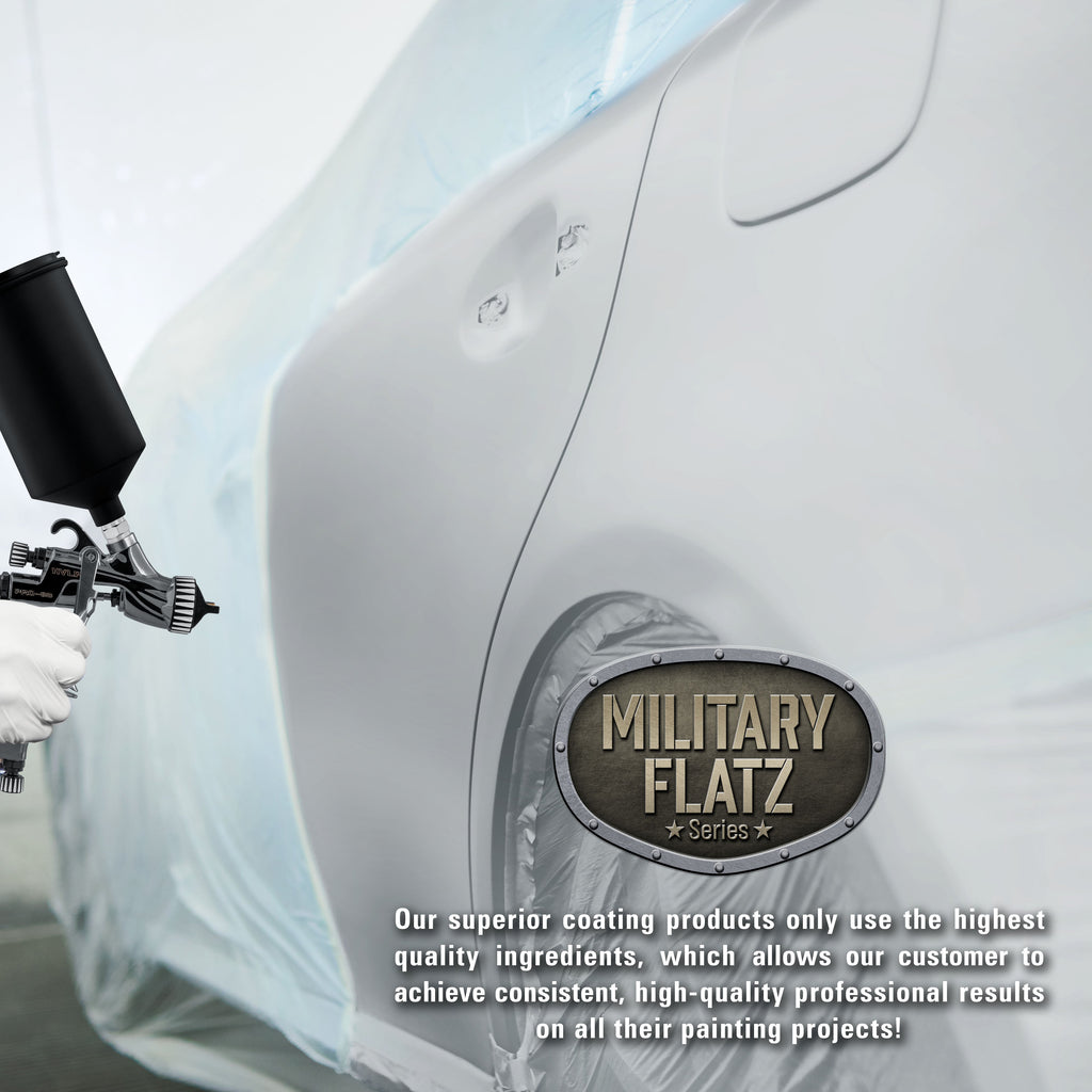 Military Flatz 595-36473 Air Force Gray - 2K Urethane Flat Automotive Paint - Quart