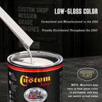 Military Flatz 595-37925 White - 2K  Urethane Flat Automotive Paint - Quart