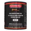 Premium 1K Acrylic Non-Sanding Primer Sealer Paint, Color White, 1 Gallon - Fast Drying, Ready-To-Spray, Apply Over Automotive Primer Surfacers