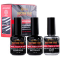 Rim Touch Up Paint Kit, Repair Scratches, Chips - 3 Colors Gloss Black, Matte Black, Silver