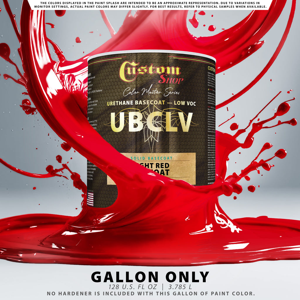 SBC Solid Basecoat - Bright Red Basecoat- Gallon