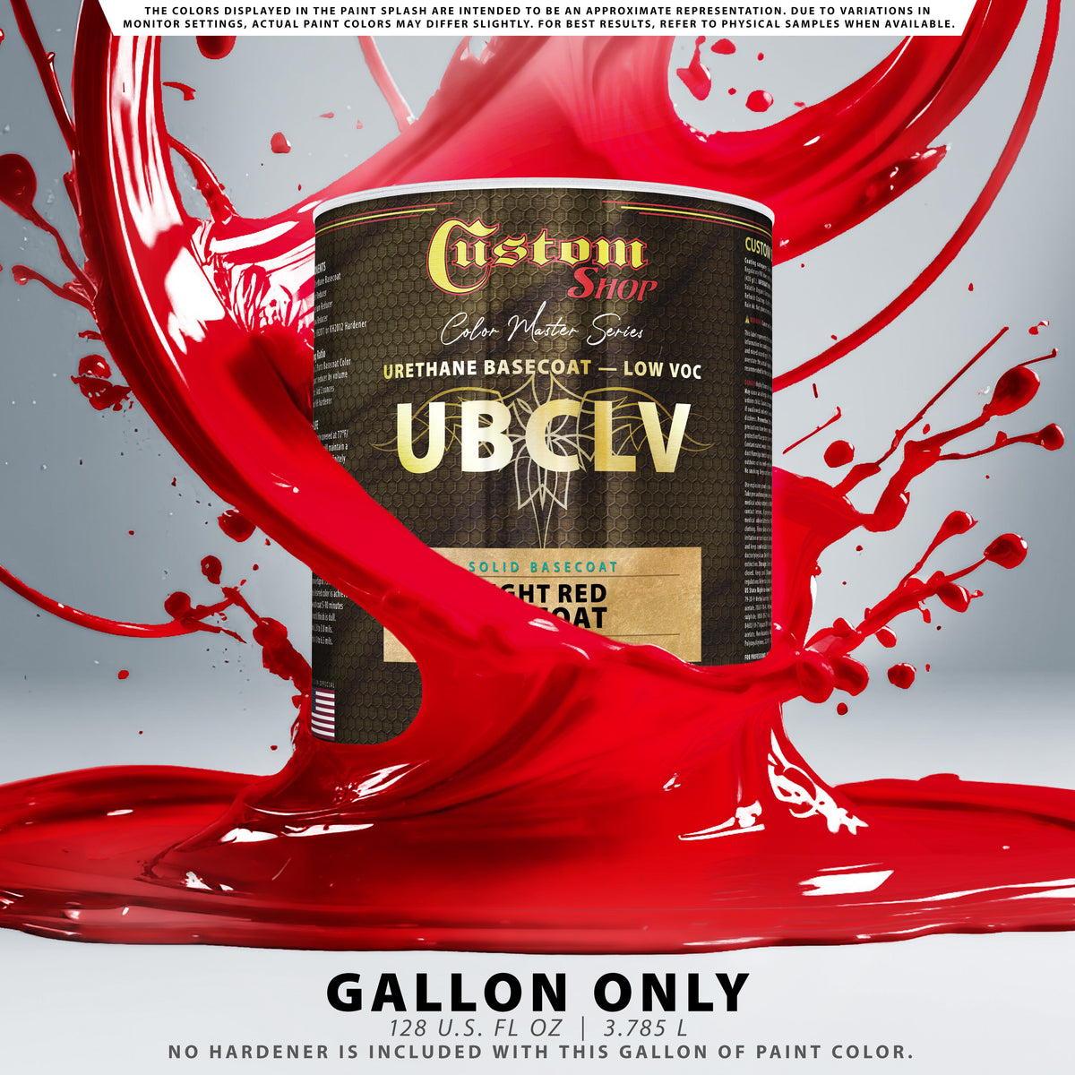 SBC Solid Basecoat - Bright Red Basecoat- Gallon