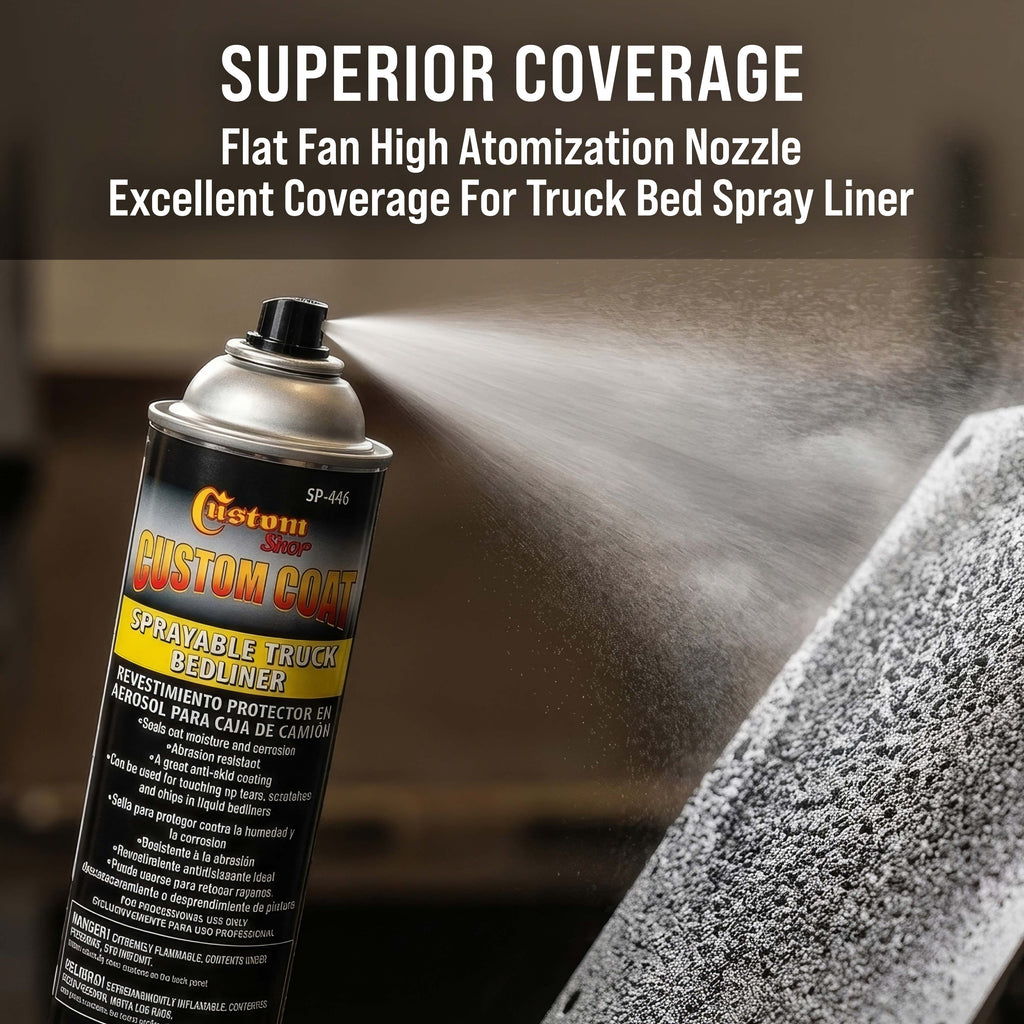 Sprayable Bedliner for Truck Beds & Touch-Ups - 14.4oz Aerosol Can, Durable, Bed Liner - Spray on Bed Liner, Black Textured Coating