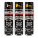 Panel Prep Surface Cleaner & Degreaser (3 Pack) - 18oz Spray Can - Powerful Wax and Grease Remover for Auto Body Paint Prep - Removes Residue Before