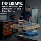 Panel Prep Surface Cleaner & Degreaser (6 Pack) - 18oz Spray Can - Powerful Wax and Grease Remover for Auto Body Paint Prep - Removes Residue Before