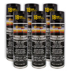 Panel Prep Surface Cleaner & Degreaser (6 Pack) - 18oz Spray Can - Powerful Wax and Grease Remover for Auto Body Paint Prep - Removes Residue Before