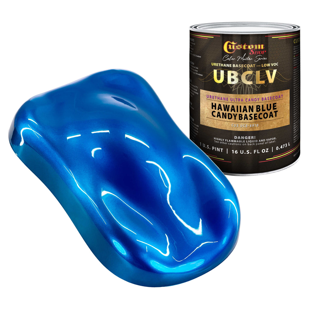 UCB Urethane Ultra Candy Basecoat - Hawaiian Blue Candy Basecoat- Pint