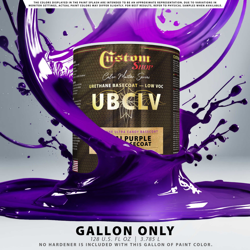 UCB Urethane Ultra Candy Basecoat - Royal Purple Candy Basecoat- Gallon