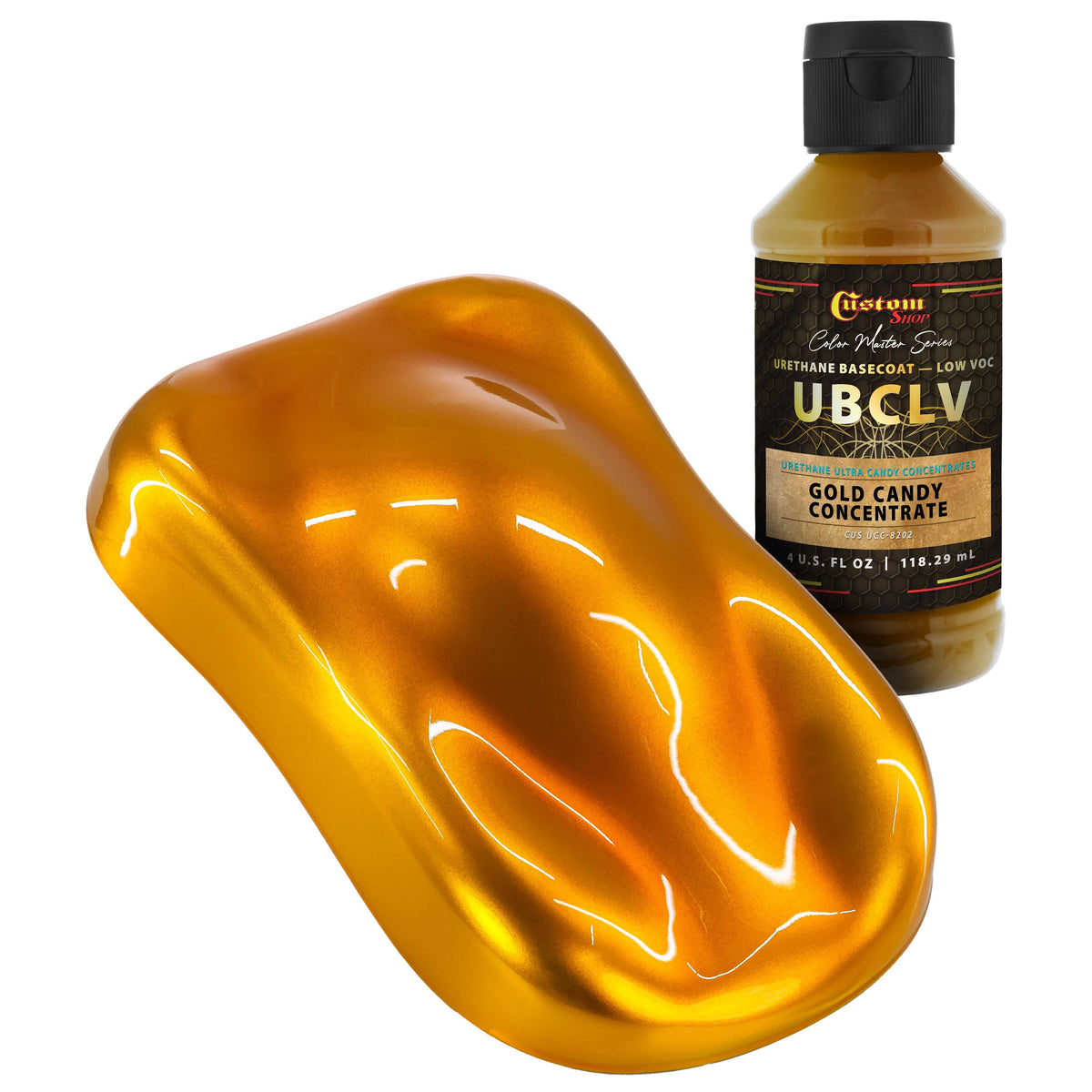 UCC Urethane Ultra Candy Concentrates - Gold Candy Concentrate- 4-Ounce Bottle