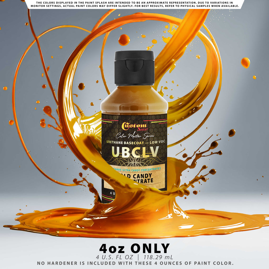 UCC Urethane Ultra Candy Concentrates - Gold Candy Concentrate- 4-Ounce Bottle
