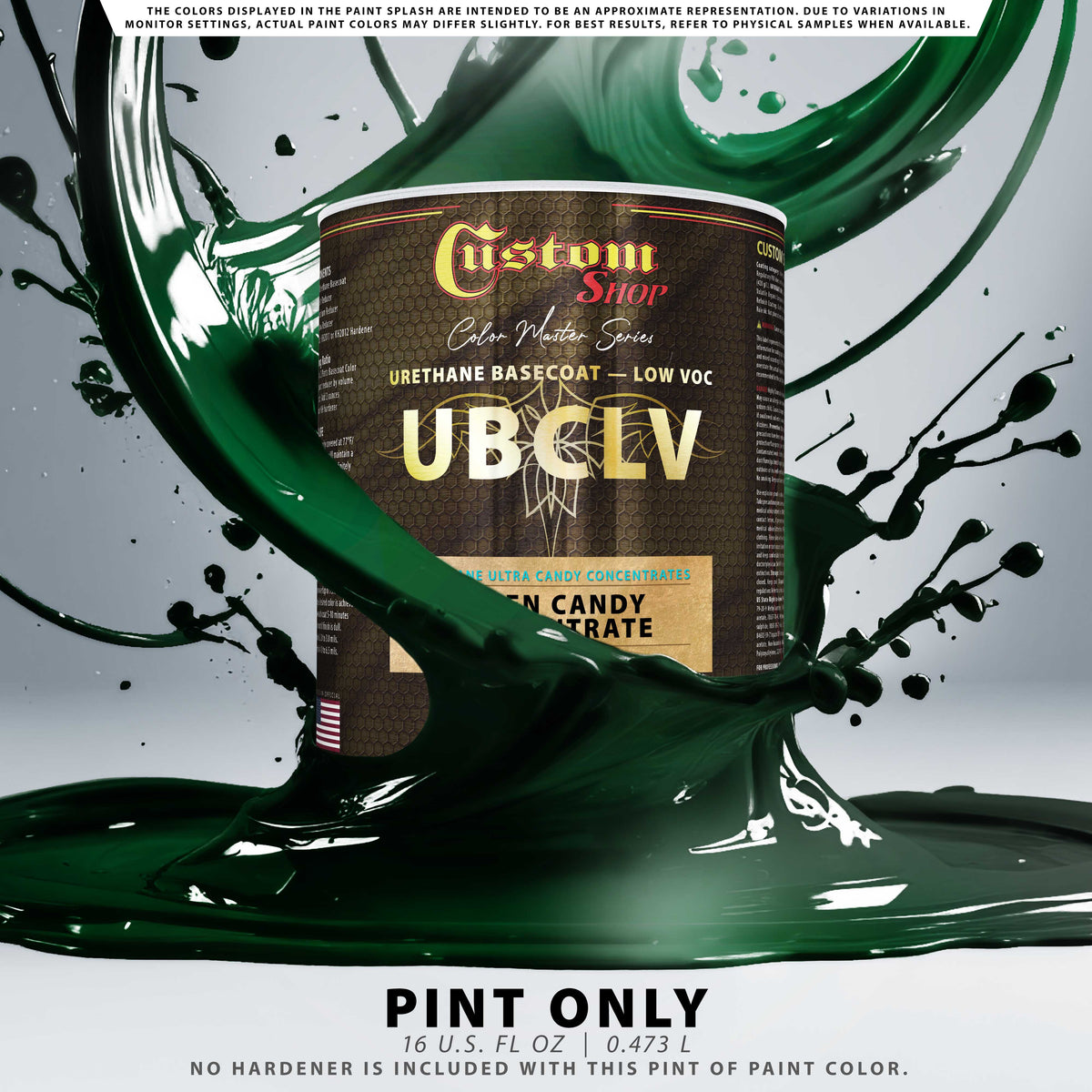 UCC Urethane Ultra Candy Concentrates - Green Candy Concentrate- Pint