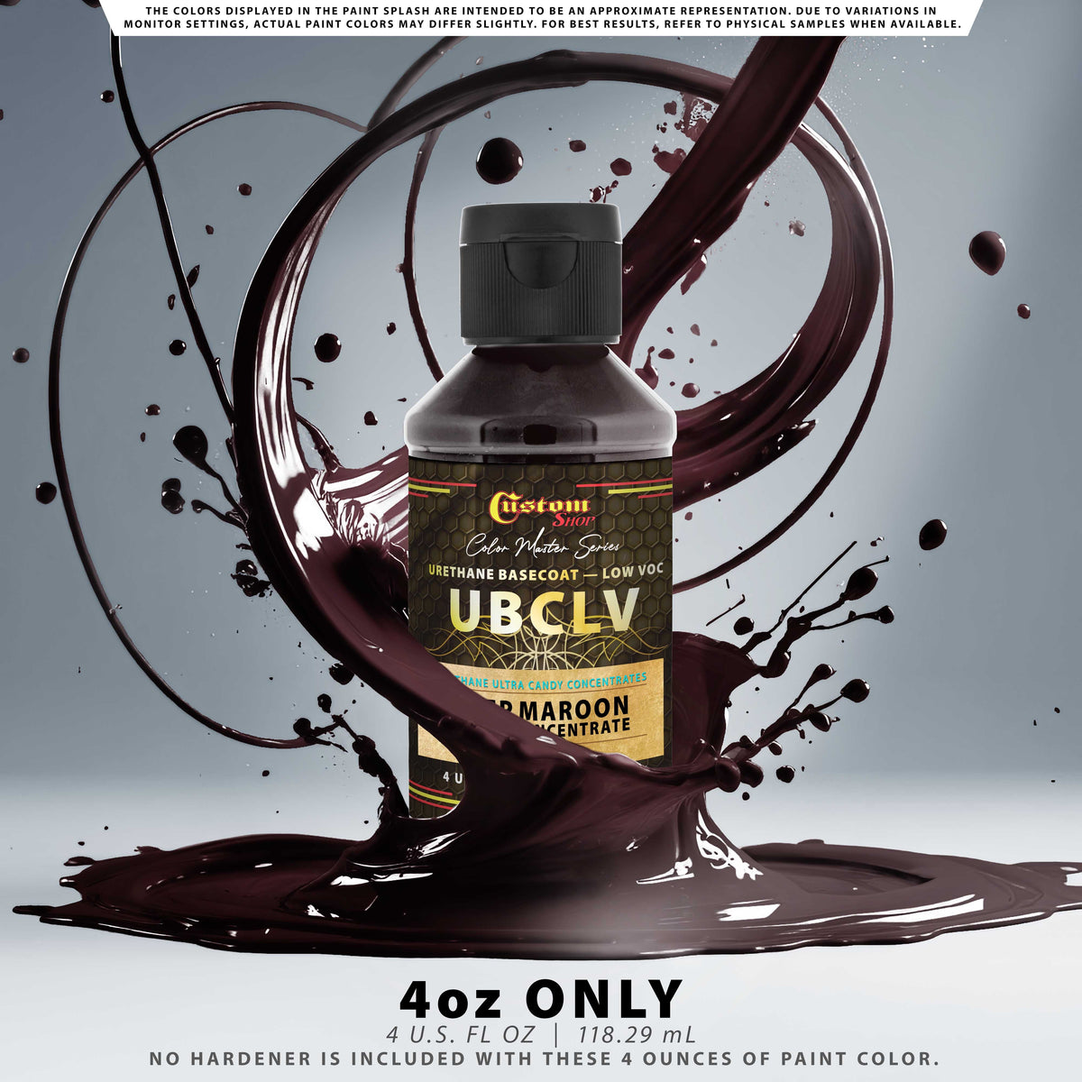 UCC Urethane Ultra Candy Concentrates - Deep Maroon Candy Concentrate- 4-Ounce Bottle