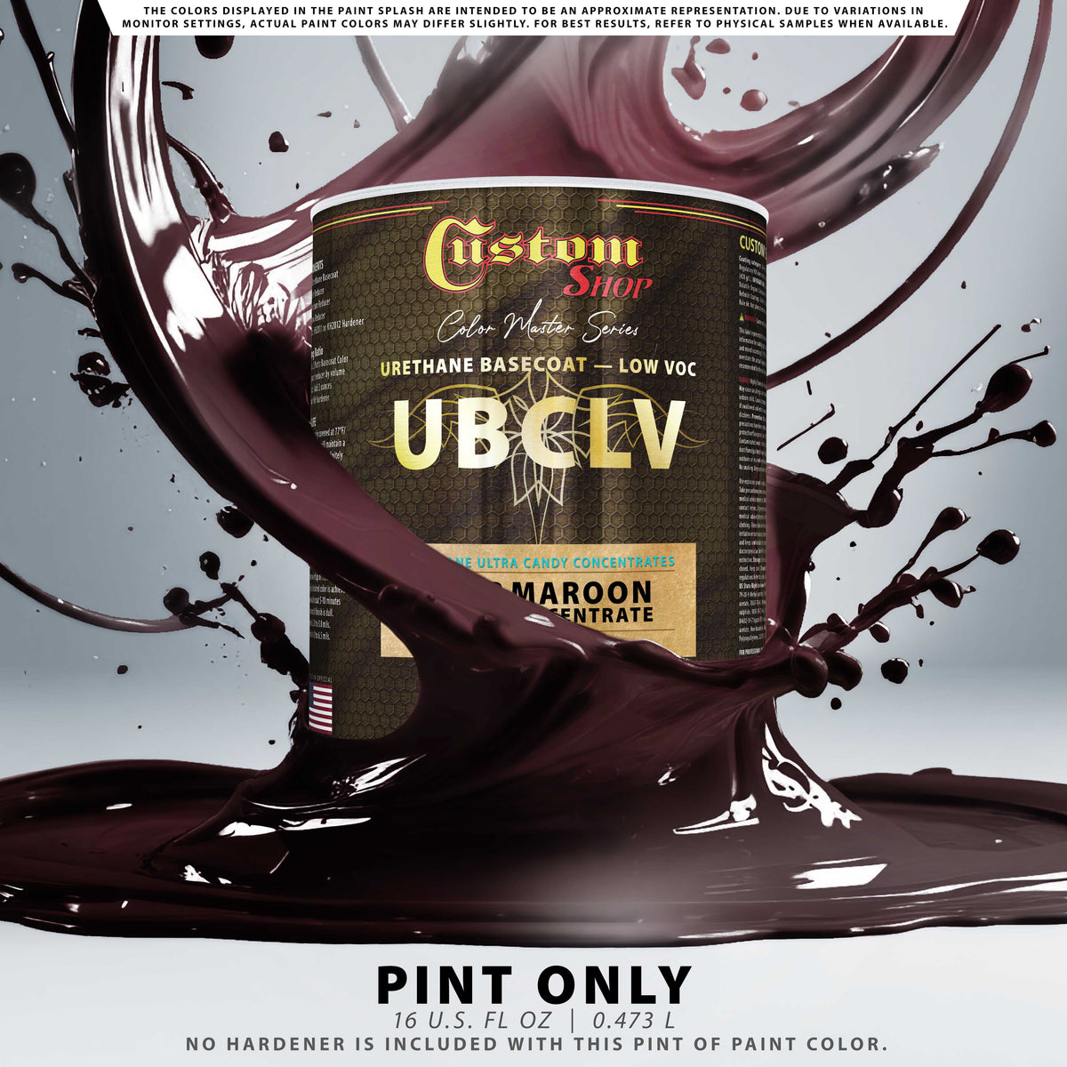 UCC Urethane Ultra Candy Concentrates - Deep Maroon Candy Concentrate- Pint