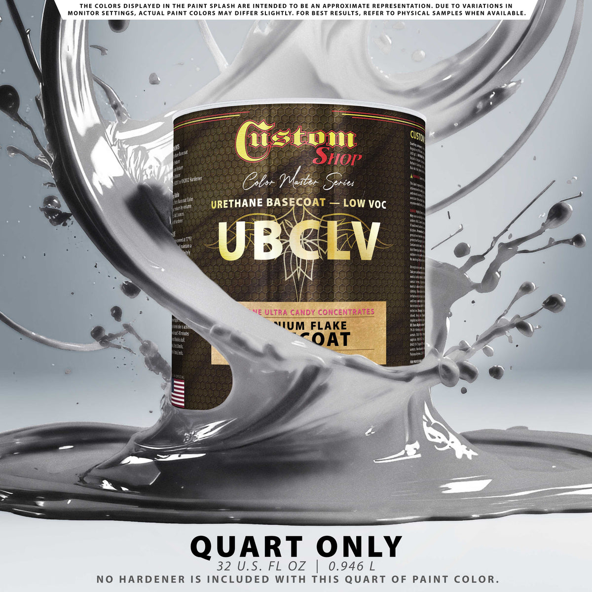 UFC Urethane Ultra Flake Colors - Titanium Flake Basecoat- Quart