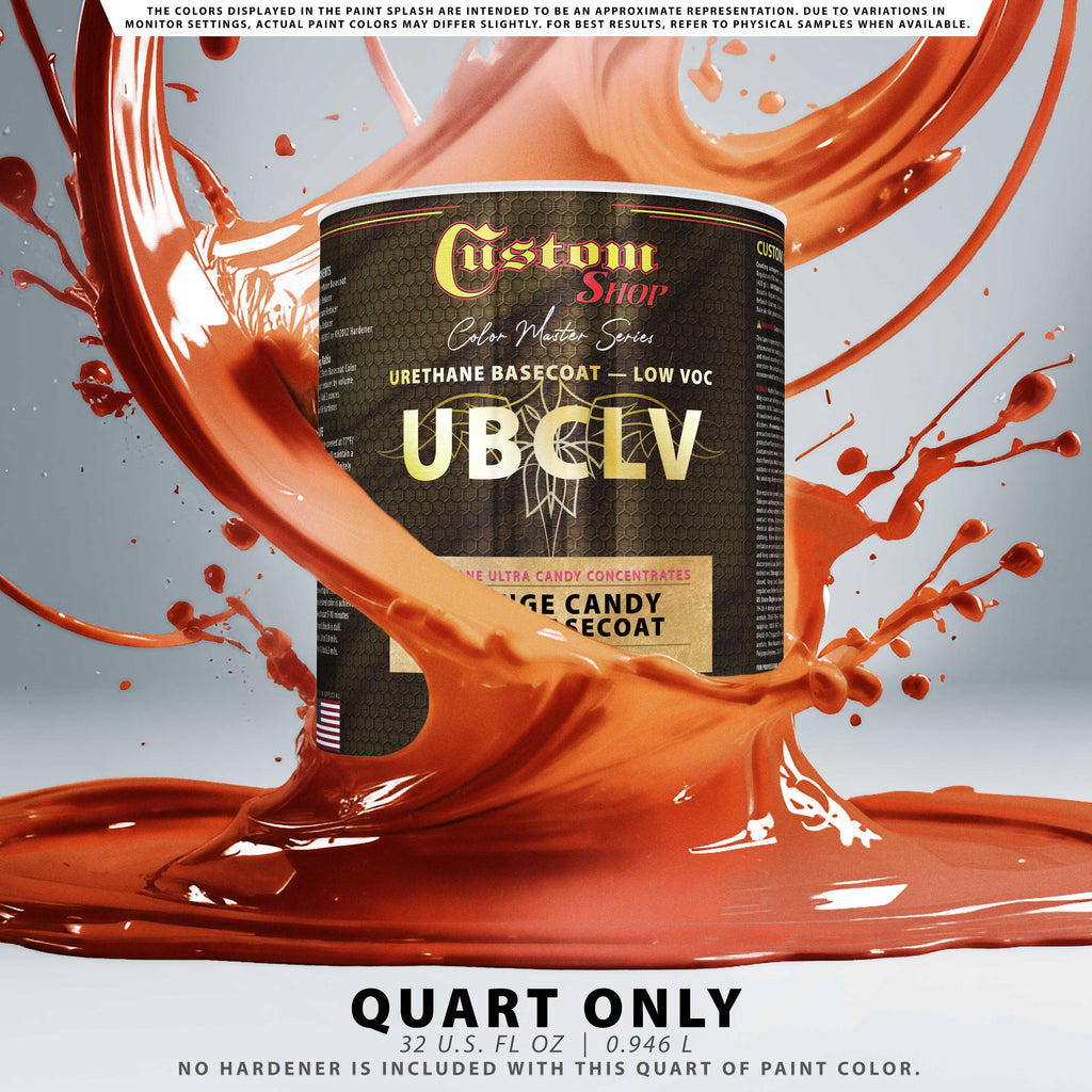 UFC Urethane Ultra Flake Colors - Orange Candy Flake Basecoat- Quart