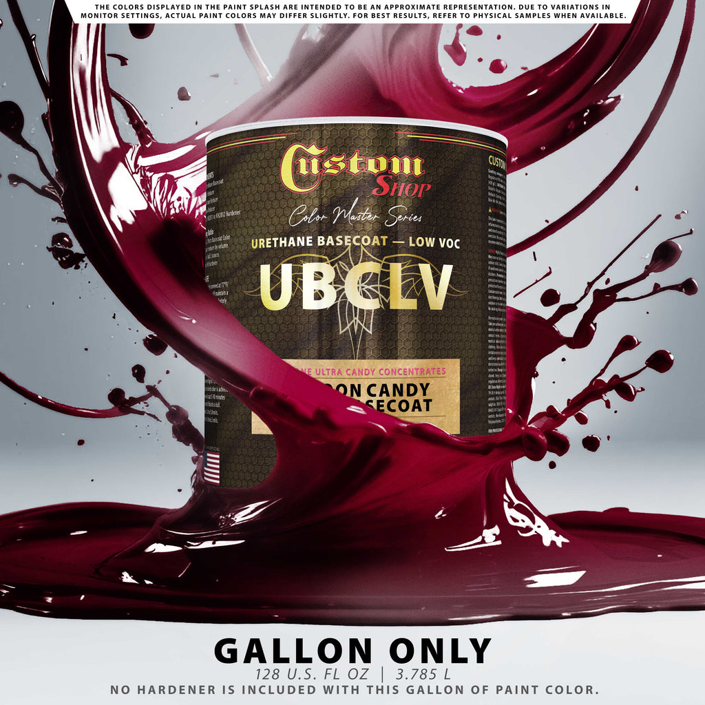 UFC Urethane Ultra Flake Colors - Maroon Candy Flake Basecoat- Gallon