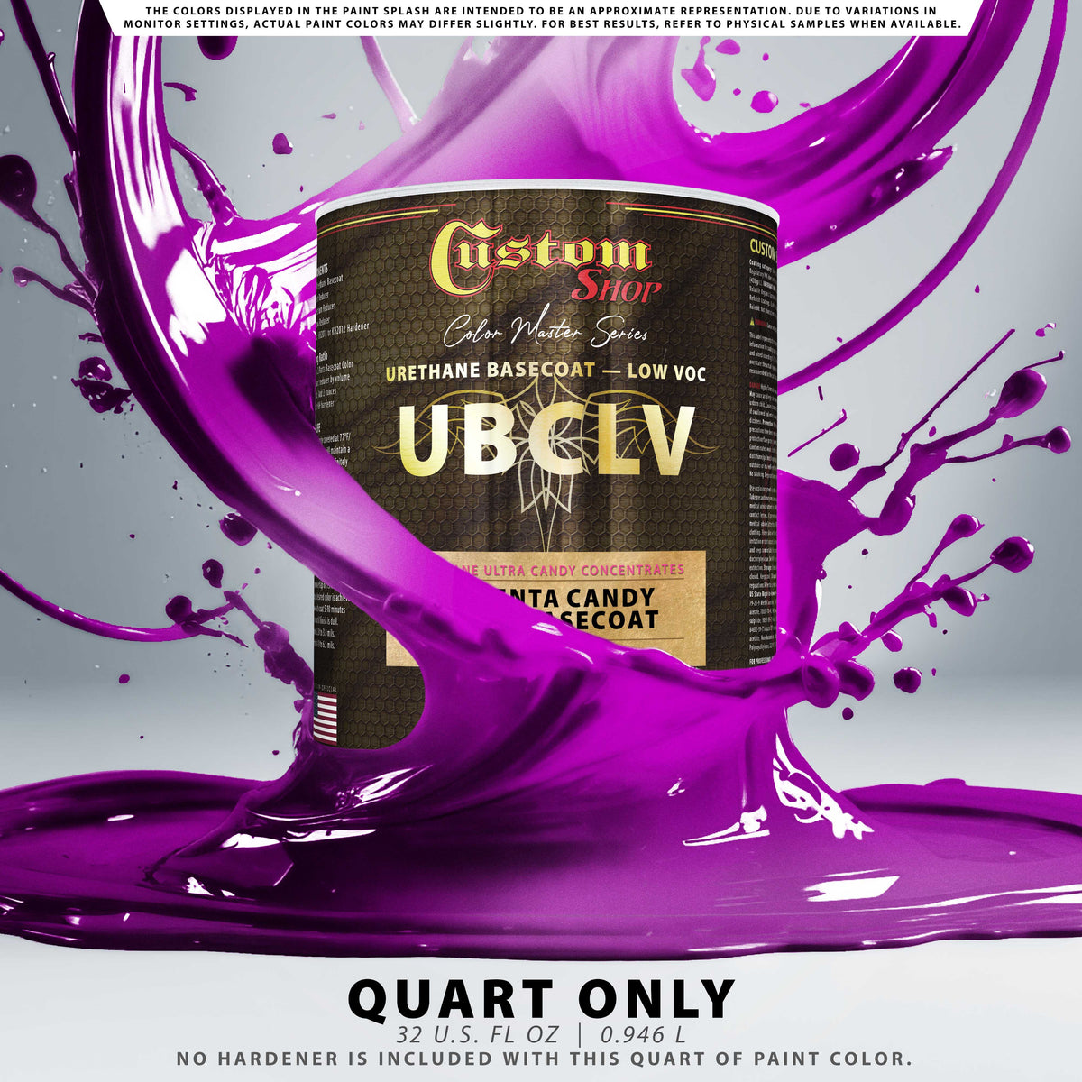 UFC Urethane Ultra Flake Colors - Magenta Candy Flake Basecoat- Quart