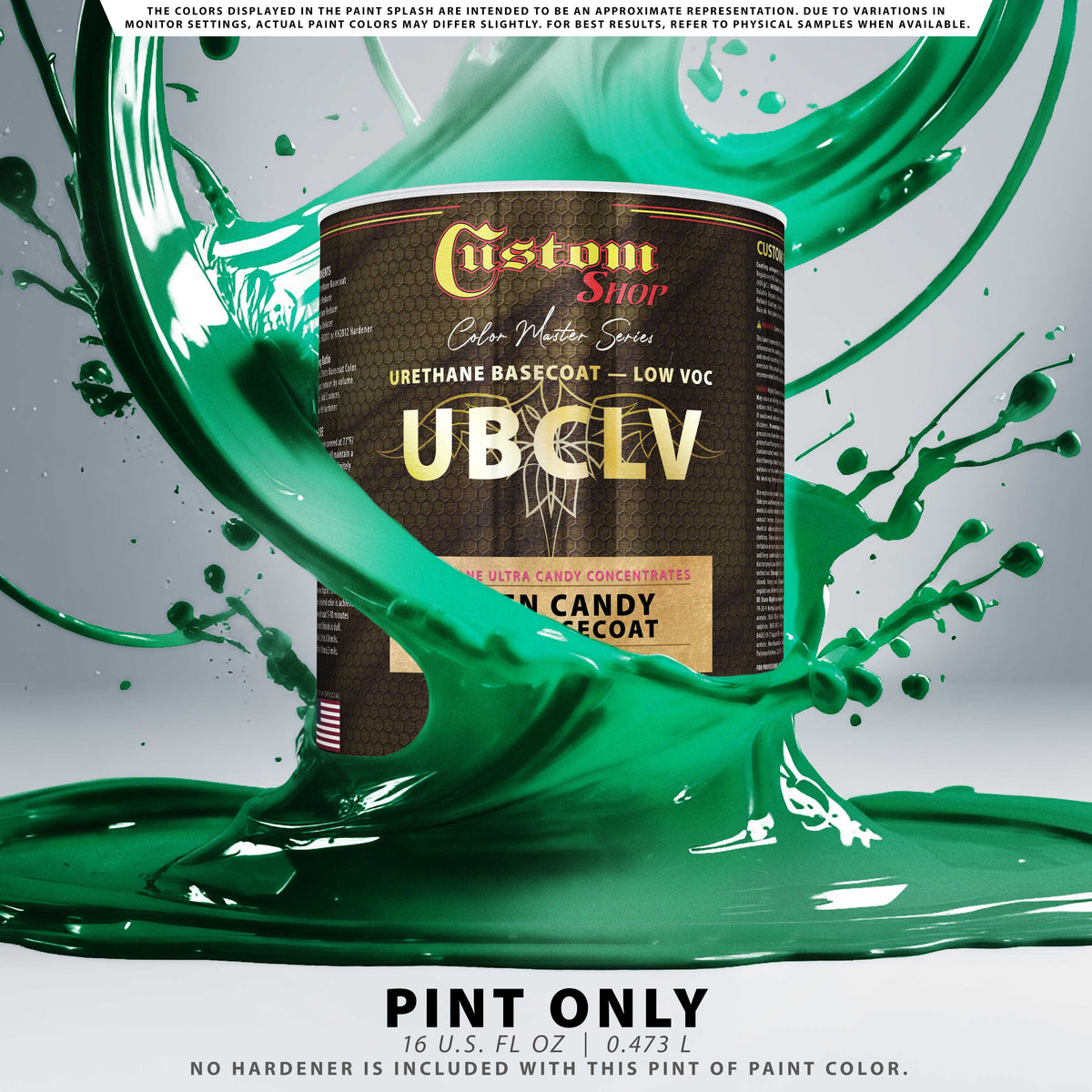 UFC Urethane Ultra Flake Colors - Green Candy Flake Basecoat- Pint