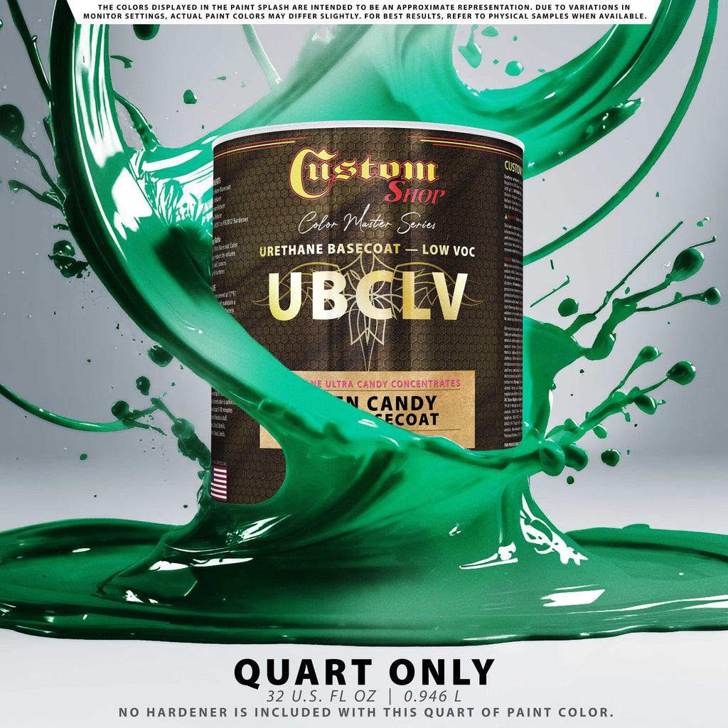 UFC Urethane Ultra Flake Colors - Green Candy Flake Basecoat- Quart