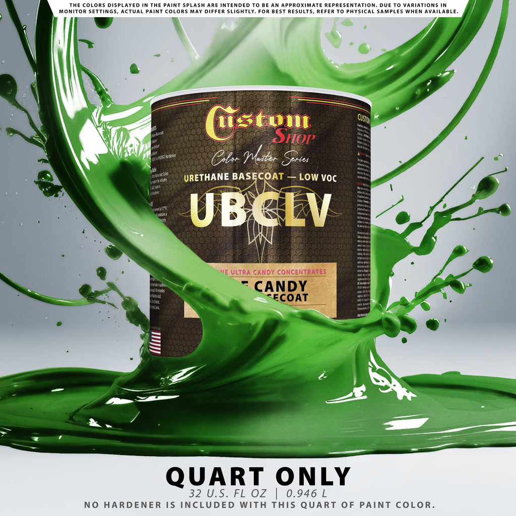 UFC Urethane Ultra Flake Colors - Lime Candy Flake Basecoat- Quart