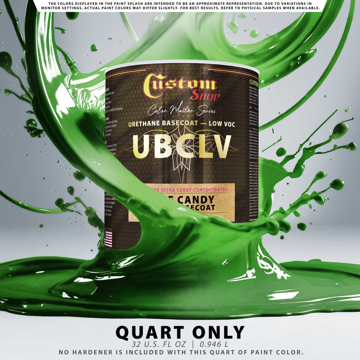 UFC Urethane Ultra Flake Colors - Lime Candy Flake Basecoat- Quart