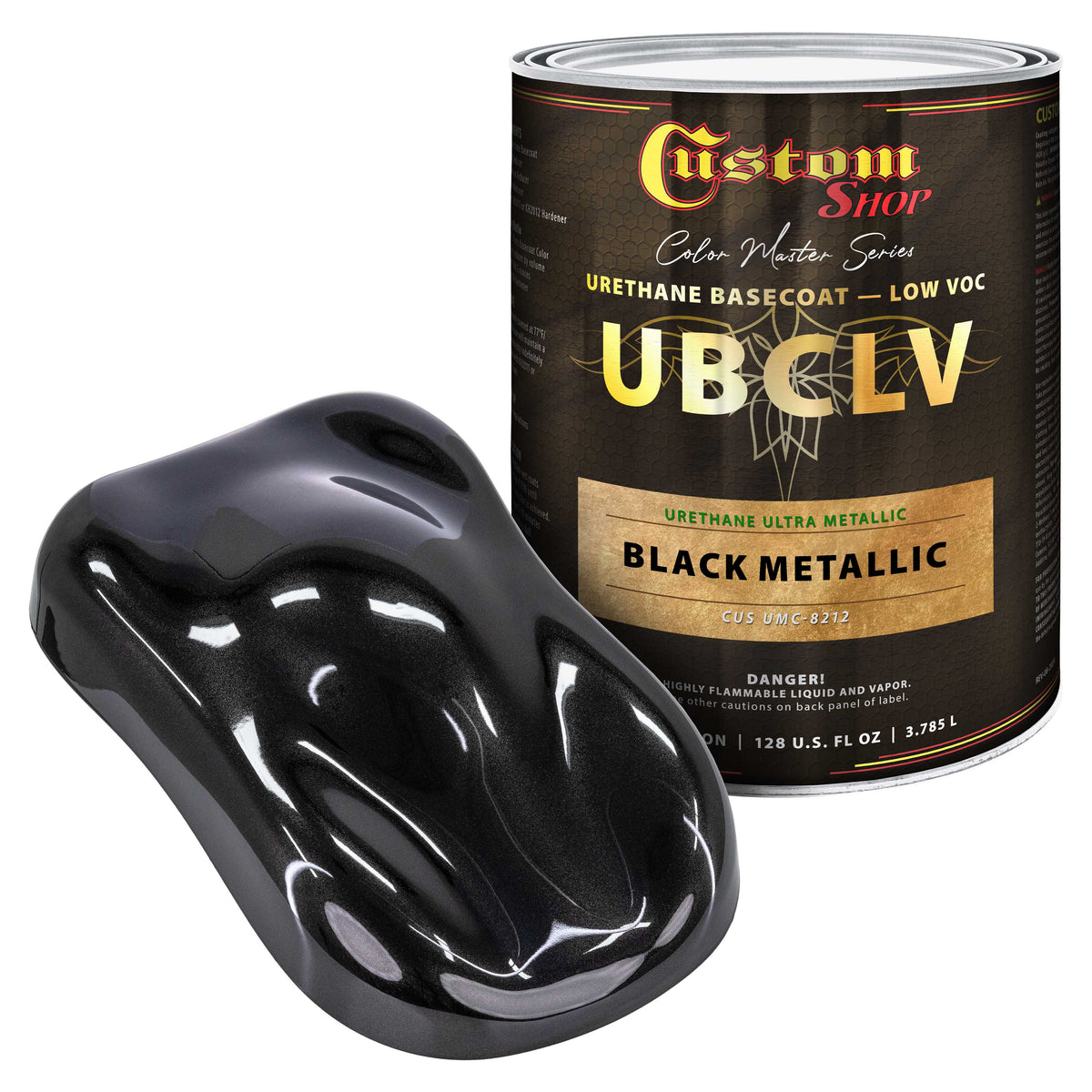 UMC Urethane Ultra Metallic Colors - Black Metallic- Gallon