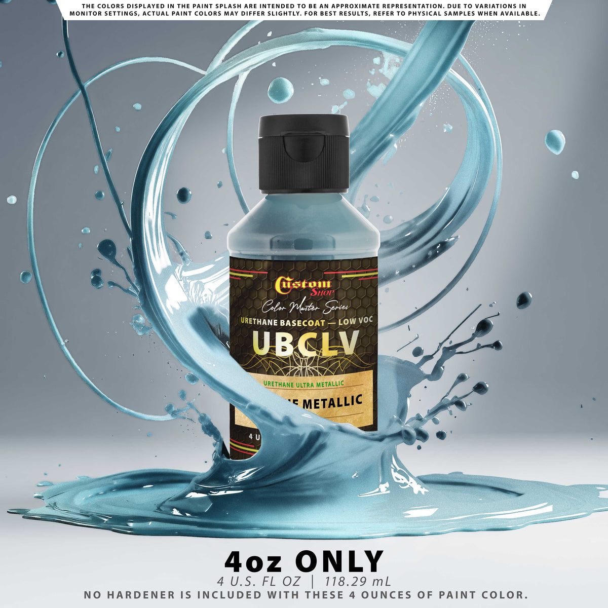 UMC Urethane Ultra Metallic Colors - Ice Blue Metallic - 4-Ounce Ready to Spray Bottle