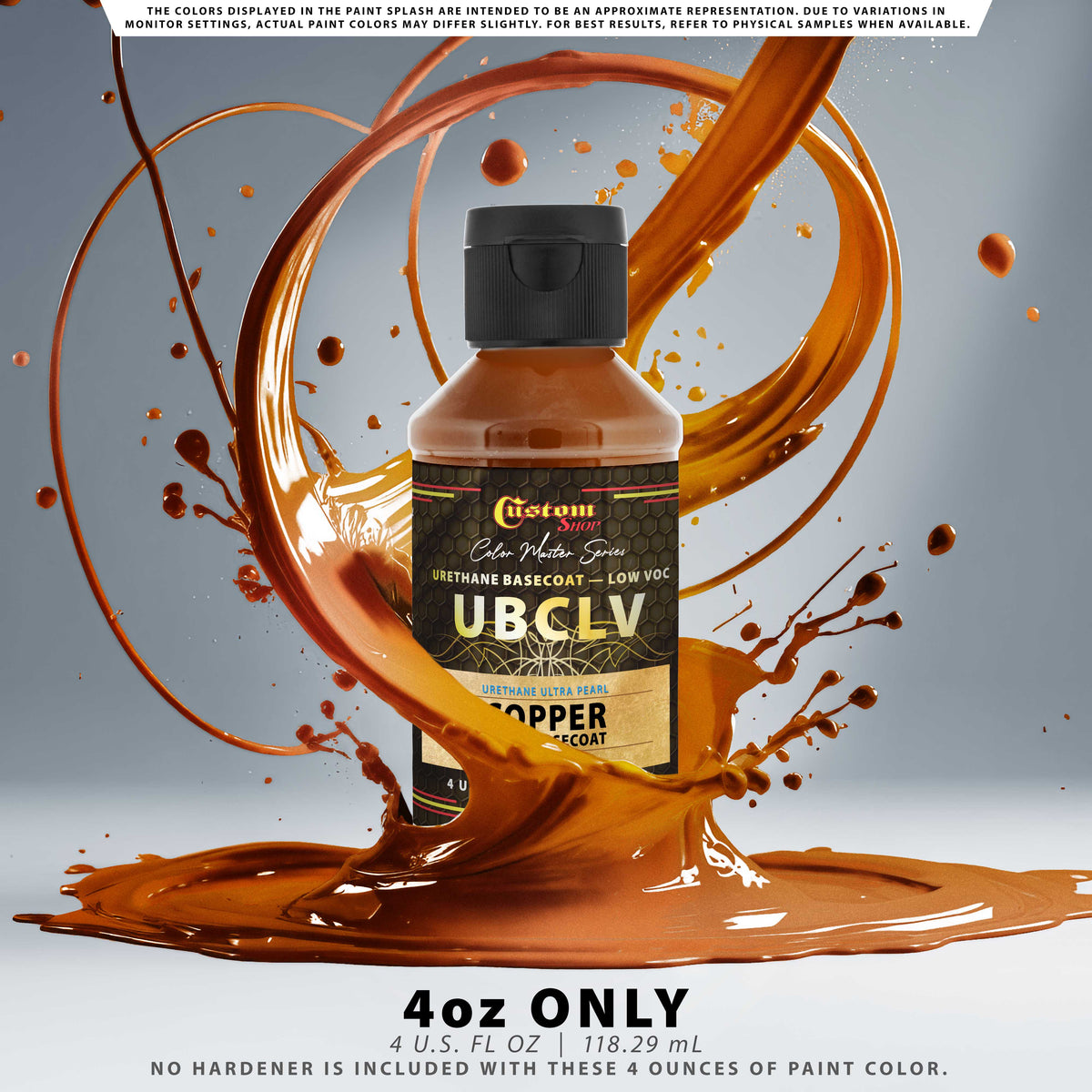 UPC Urethane Ultra Pearl Colors - Copper Pearl Basecoat - 4-Ounce Ready to Spray Bottle