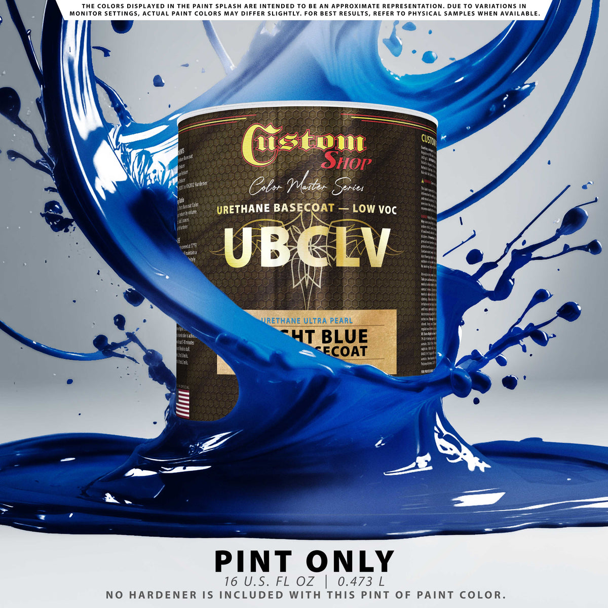 UPC Urethane Ultra Pearl Colors - Bright Blue Pearl Basecoat- Pint