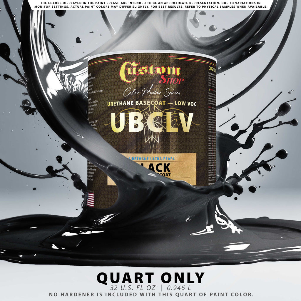 UPC Urethane Ultra Pearl Colors - Black Pearl Basecoat- Quart