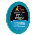 Vinyl Fineline Pinstripe Tape, Blue 1/8" x 36 Yard Roll - Create Sharp Graphic Design Curves, Mask Fine Lines, Conformable Paint Masking Striping