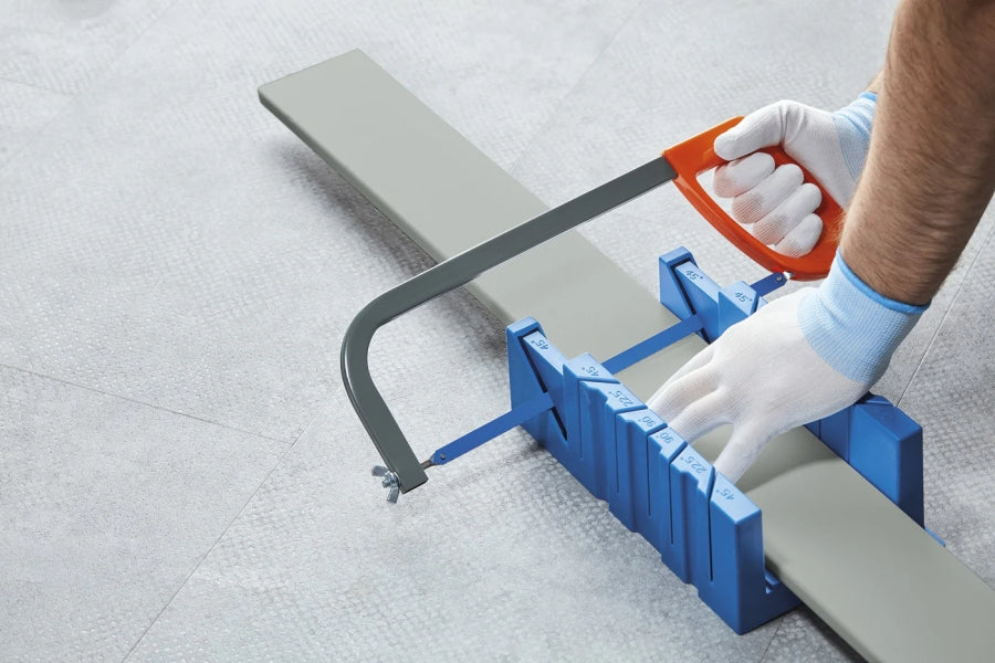 Skirting Board 80 MM x 14 MM  2200 mm Length Polystyrene  Wall Floor Edge Trim Various Colours -Decor