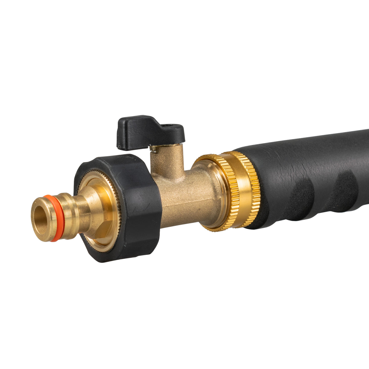 75cm Garden Watering Lance with Brass Valve and Quick Connect Male