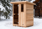 Outdoor Cabin Sauna — Thermo Pine Wood | 2-3 Person