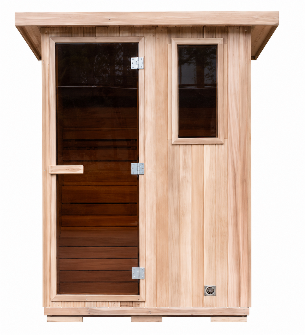 Outdoor Cabin Sauna — Thermo Pine Wood | 2-3 Person