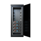 Fogstar Energy 48V IP54 Outdoor Battery System and Cabinet - Black - 4 Batteries