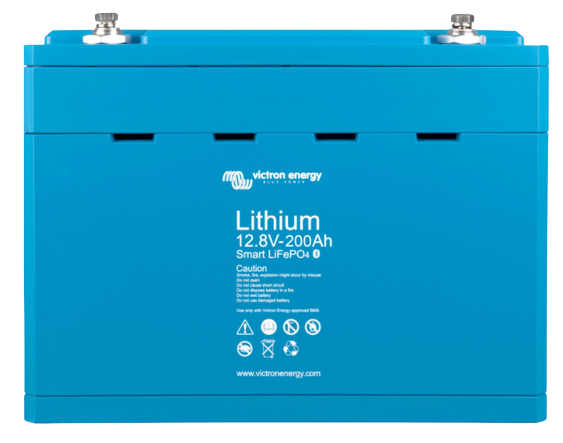 Victron Lithium LiFePO4 Battery | 12.8V 200Ah | Smart (BAT512120610)