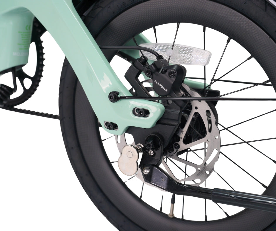 E-Go Carbon Lite Folding Mid Drive Electric Bike 250W