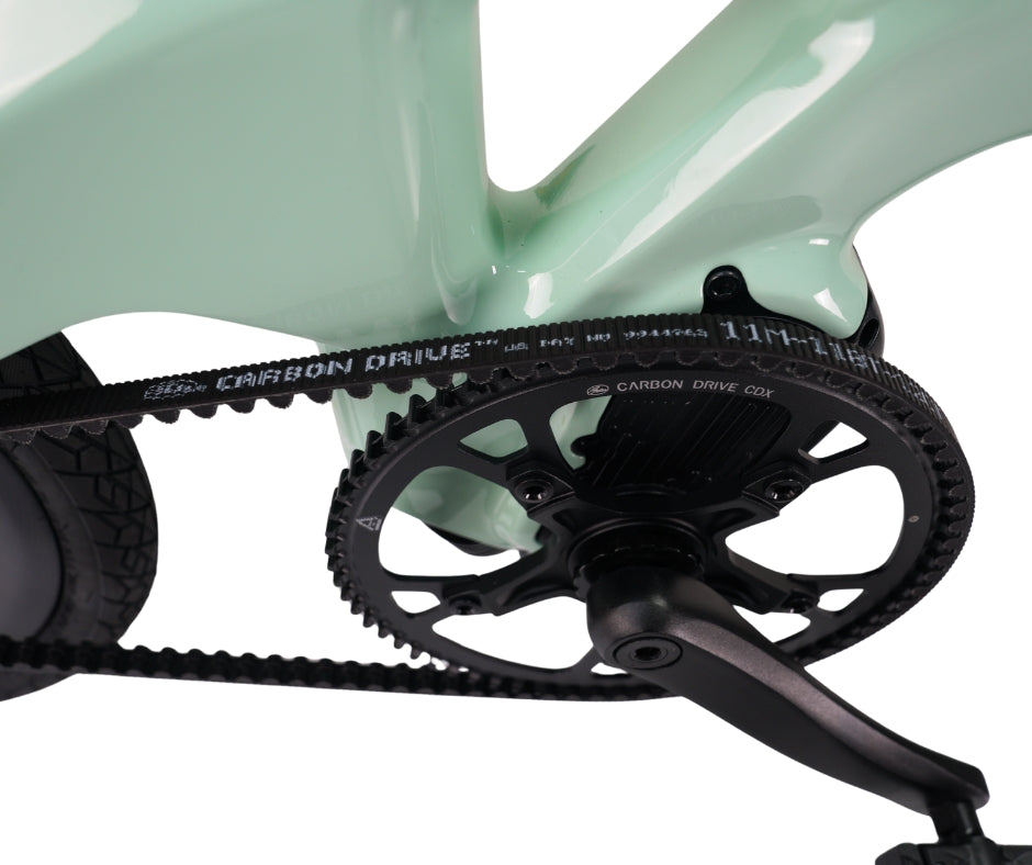 E-Go Carbon Lite Folding Mid Drive Electric Bike 250W