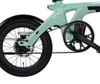 E-Go Carbon Lite Folding Mid Drive Electric Bike 250W