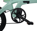 E-Go Carbon Lite Folding Mid Drive Electric Bike 250W