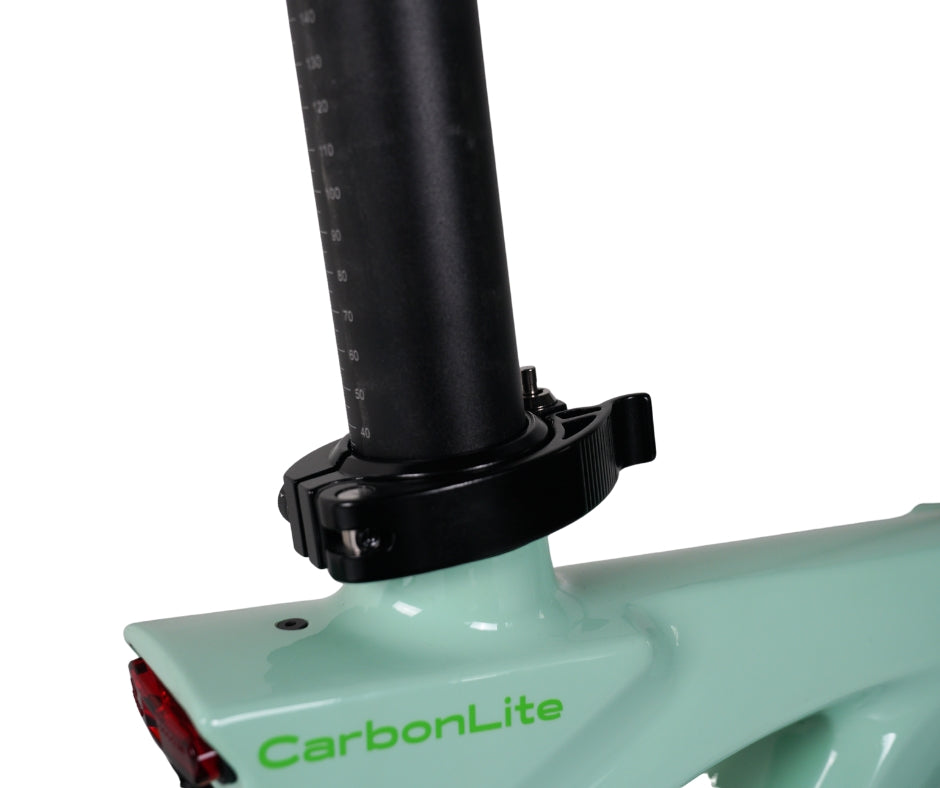 E-Go Carbon Lite Folding Mid Drive Electric Bike 250W