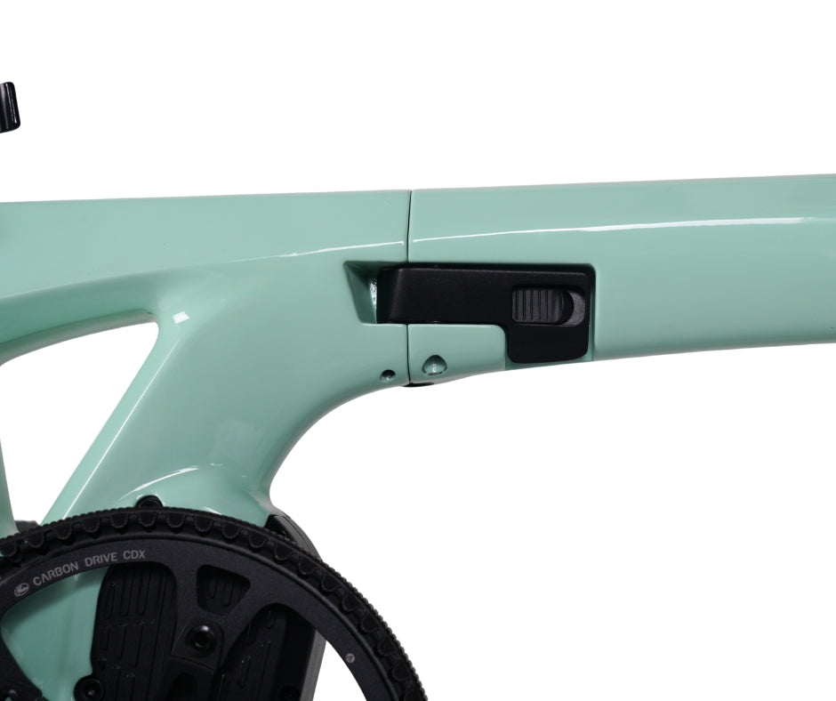 E-Go Carbon Lite Folding Mid Drive Electric Bike 250W