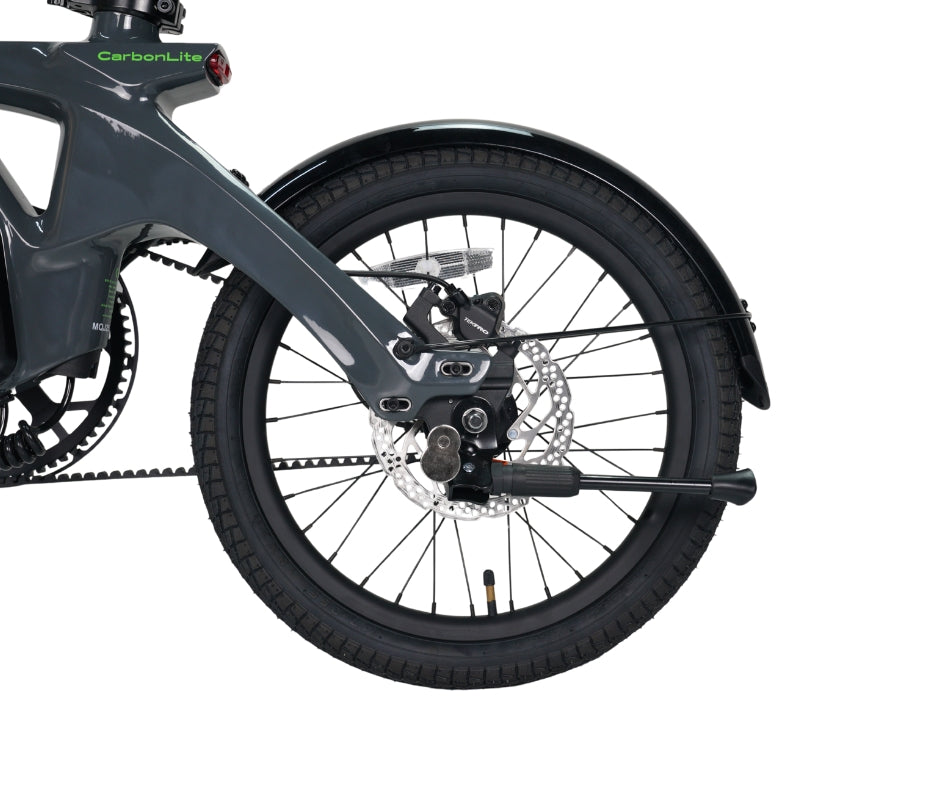E-Go Carbon Lite 3S Folding Mid Drive Electric Bike 250W