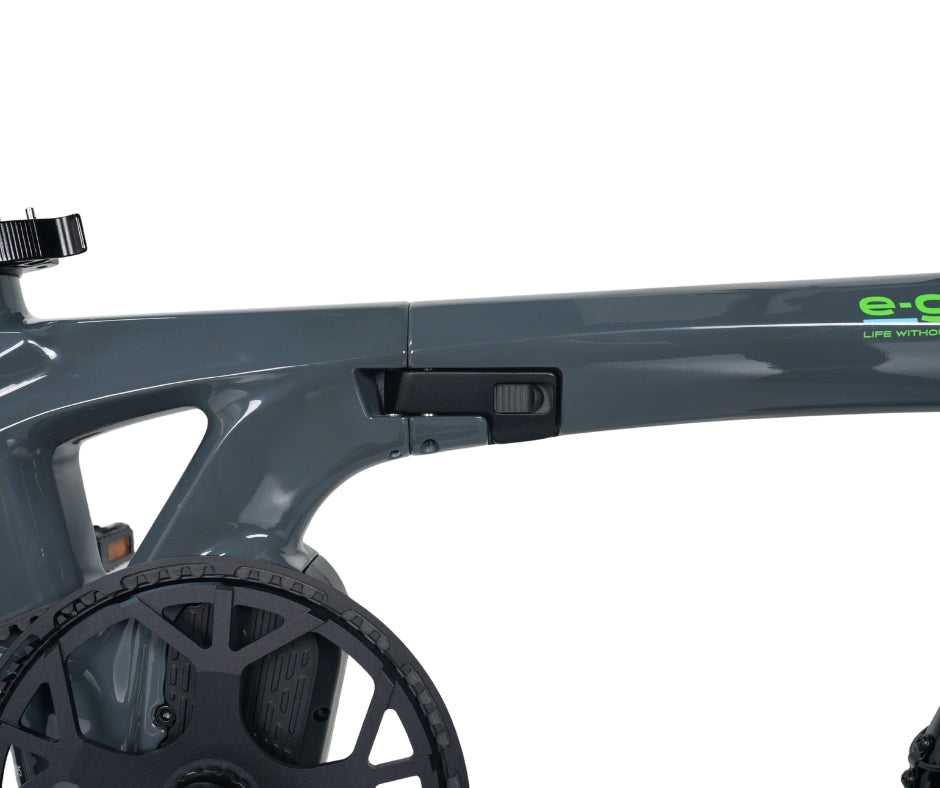 E-Go Carbon Lite 3S Folding Mid Drive Electric Bike 250W