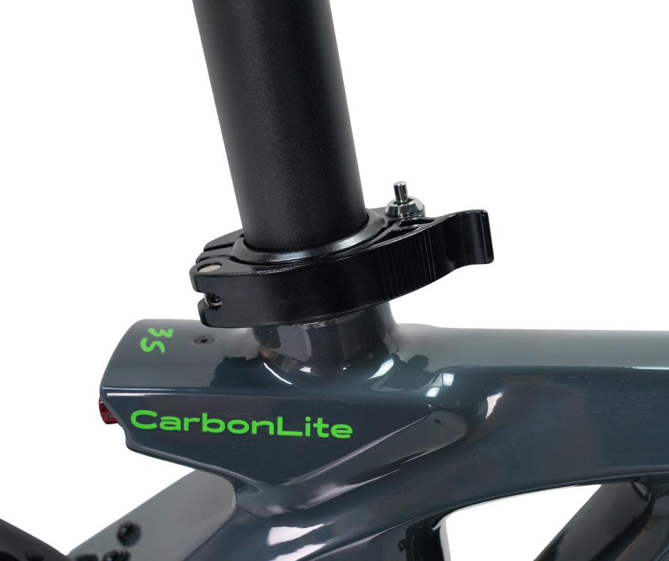 E-Go Carbon Lite 3S Folding Mid Drive Electric Bike 250W