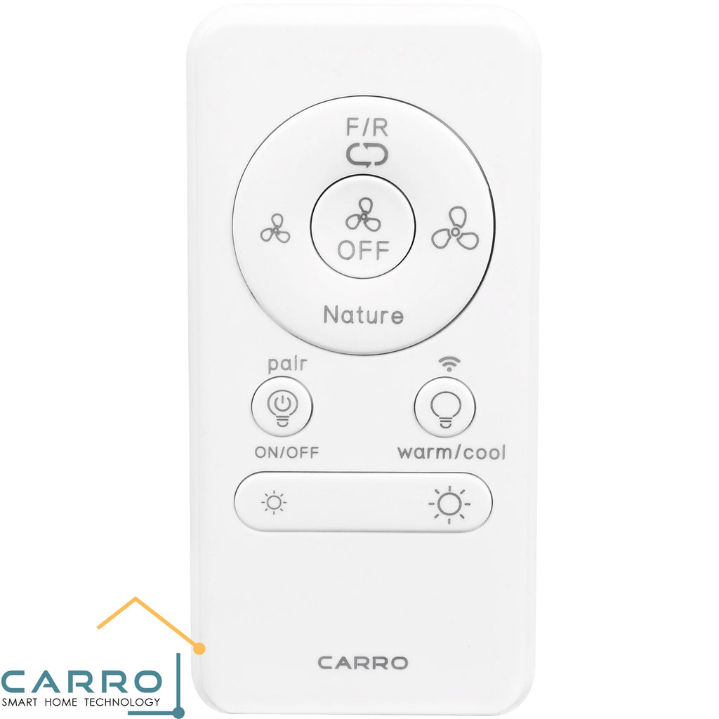 Remote Control – DC Motor Fans - White (Wall Mount Included)