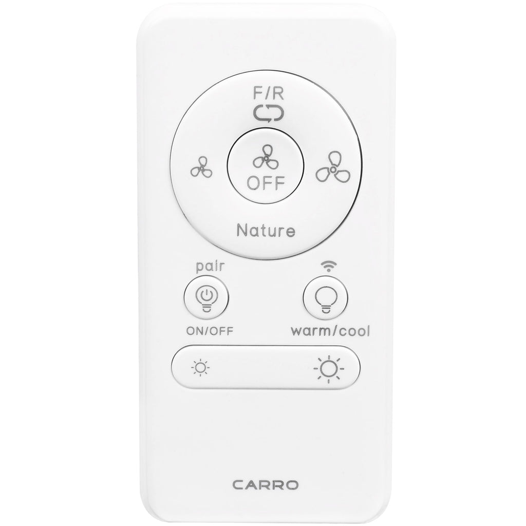 Remote Control – DC Motor Fans - White (Wall Mount Included)
