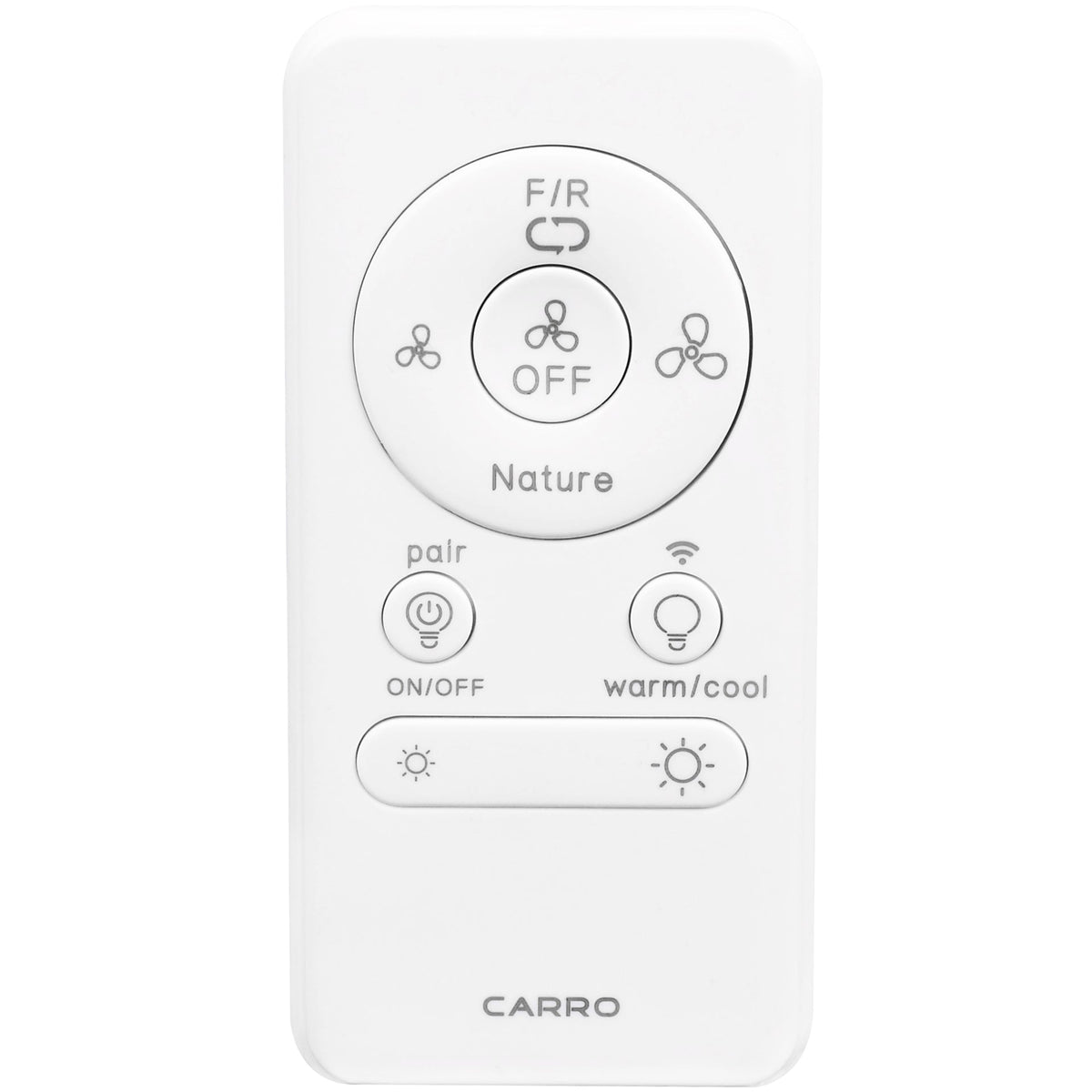 Remote Control – DC Motor Fans - White (Wall Mount Included)